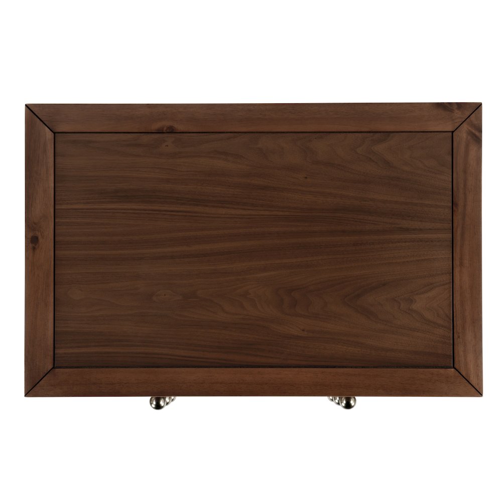 Nora 25 in. W Rectangular Wood 3 Drawer Nightstand, Medium Brown