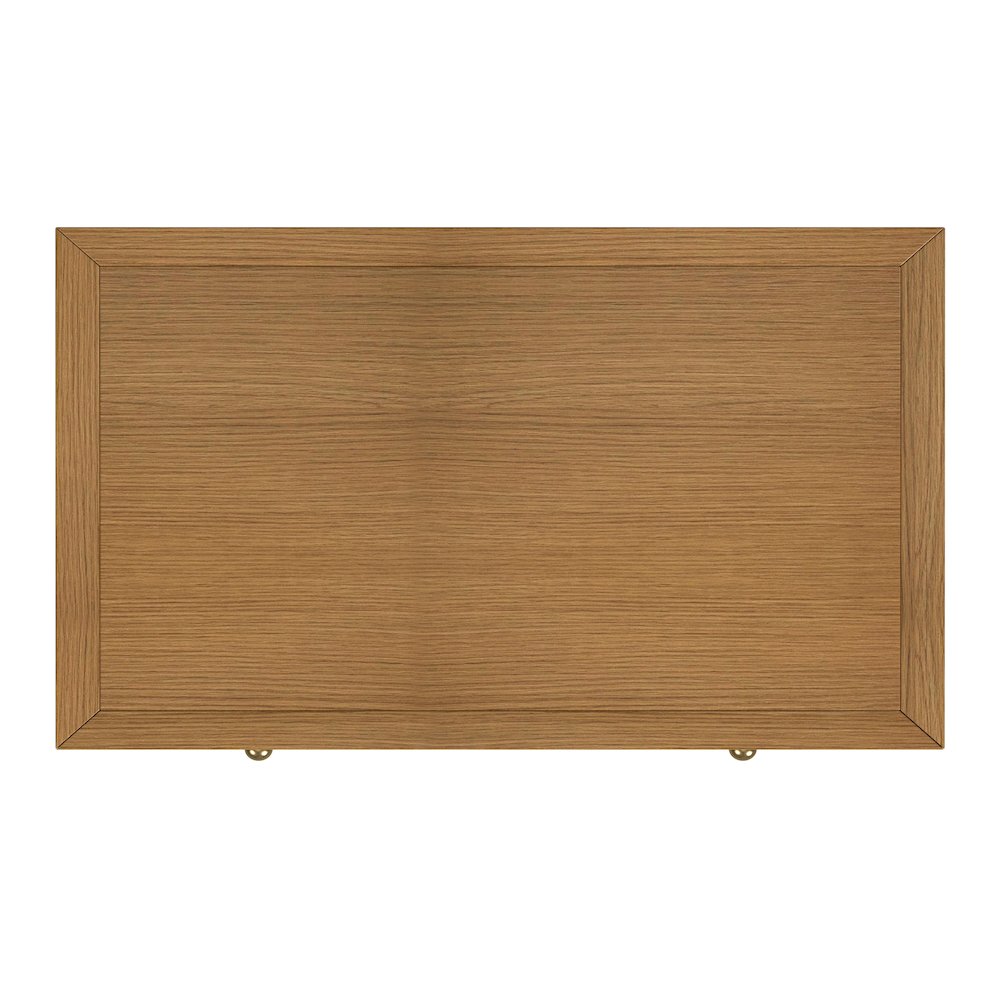 30 in. W Rectangular Wood 1 Drawer Wide Nightstand with Lower Open Shelf
