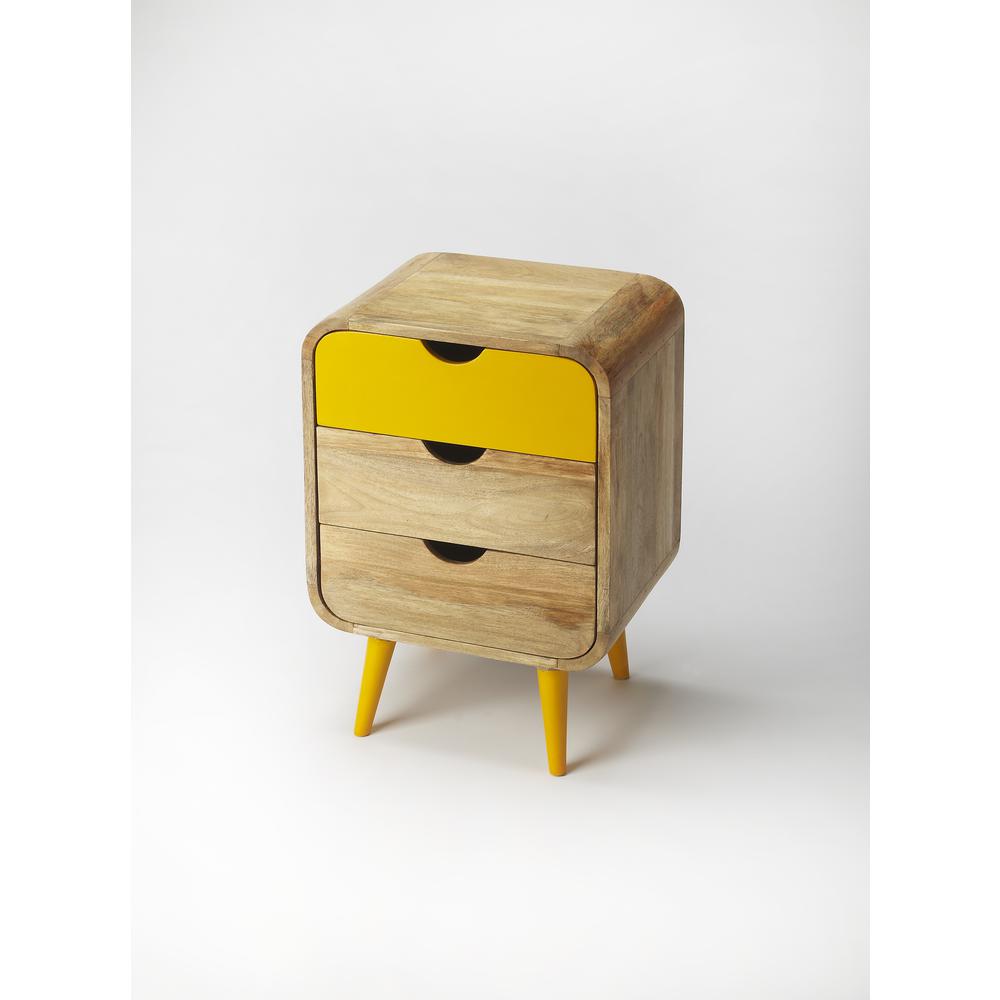 Danville Modern Nighstand, Multi-Color