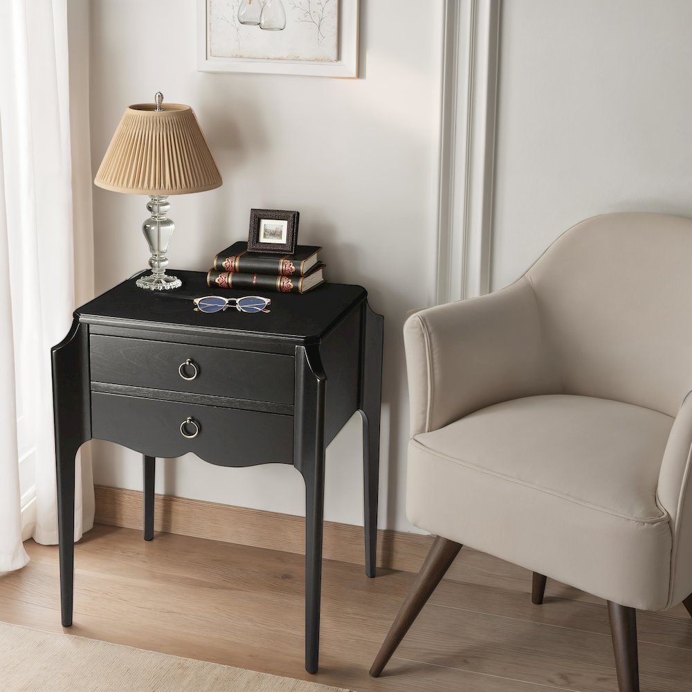 Wilshire End Table, Black