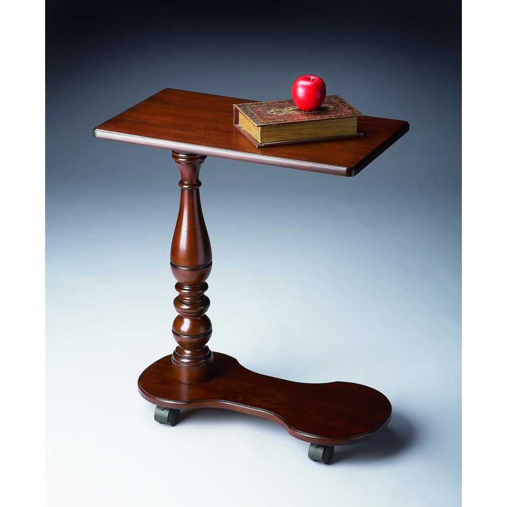 Mabry Mobile Tray Table, Dark Brown