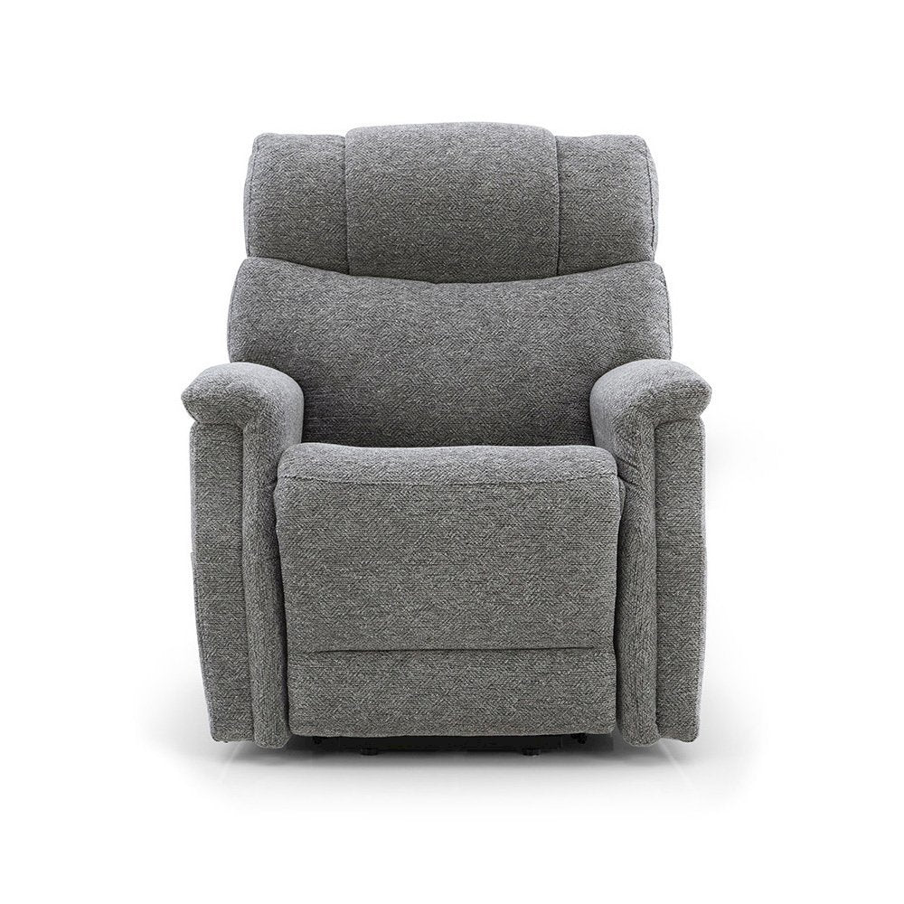 Dark Gray Power Lift Recliner Chair for Elderly with USB and Electric Recline