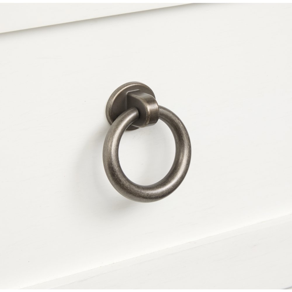 Kingston Whisper White And Cerused Nutmeg King Panel Storage Bed