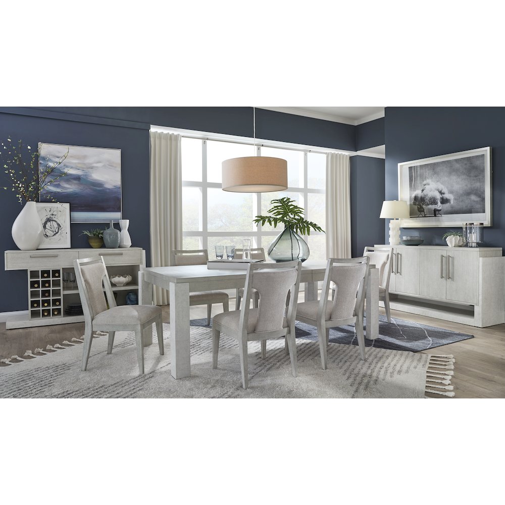 Lorelei Misty Cloud Extendable Rectangular Dining Table