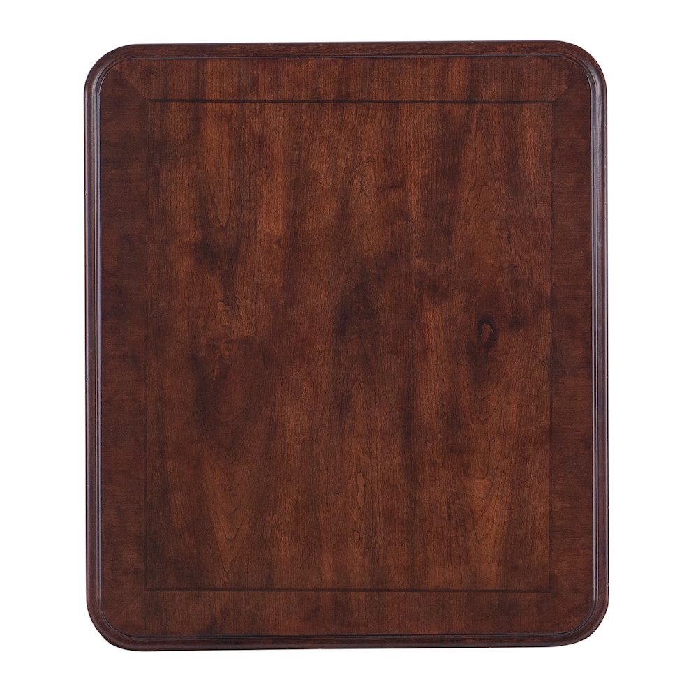 Hooker Furniture Charleston 1-Drawer Traditional Wood End Table in Cherry Brown