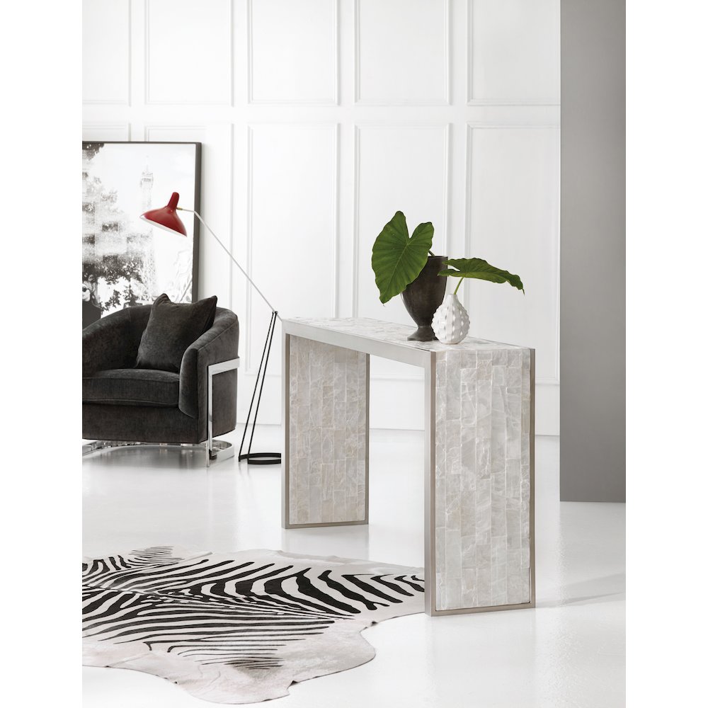 Hooker Furniture Melange Emma Console Table in White