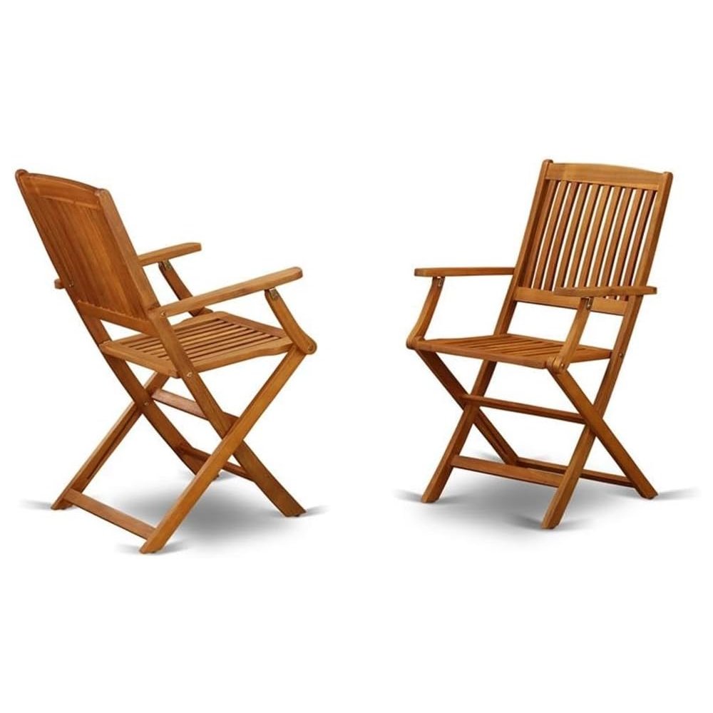 Wooden Patio Set Natural Oil, CMCM72CANA