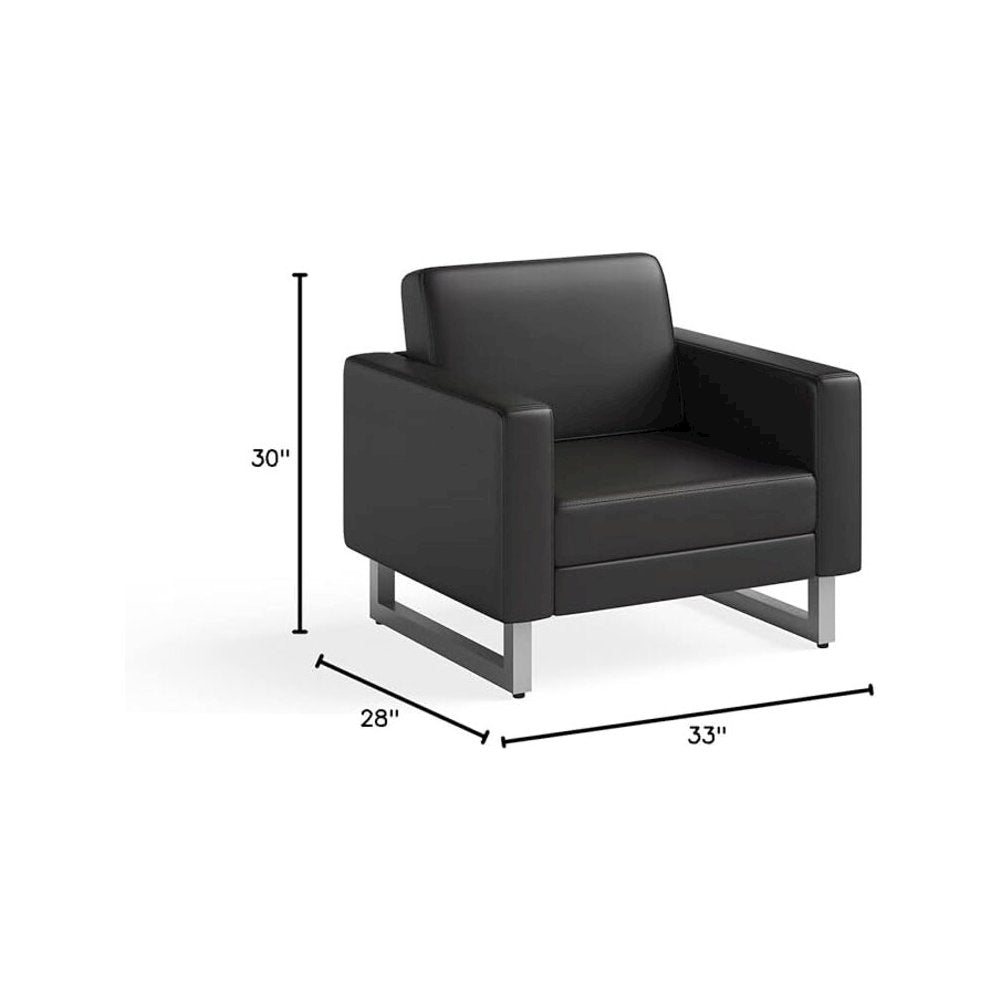 Mirella Lounge Chair, Black