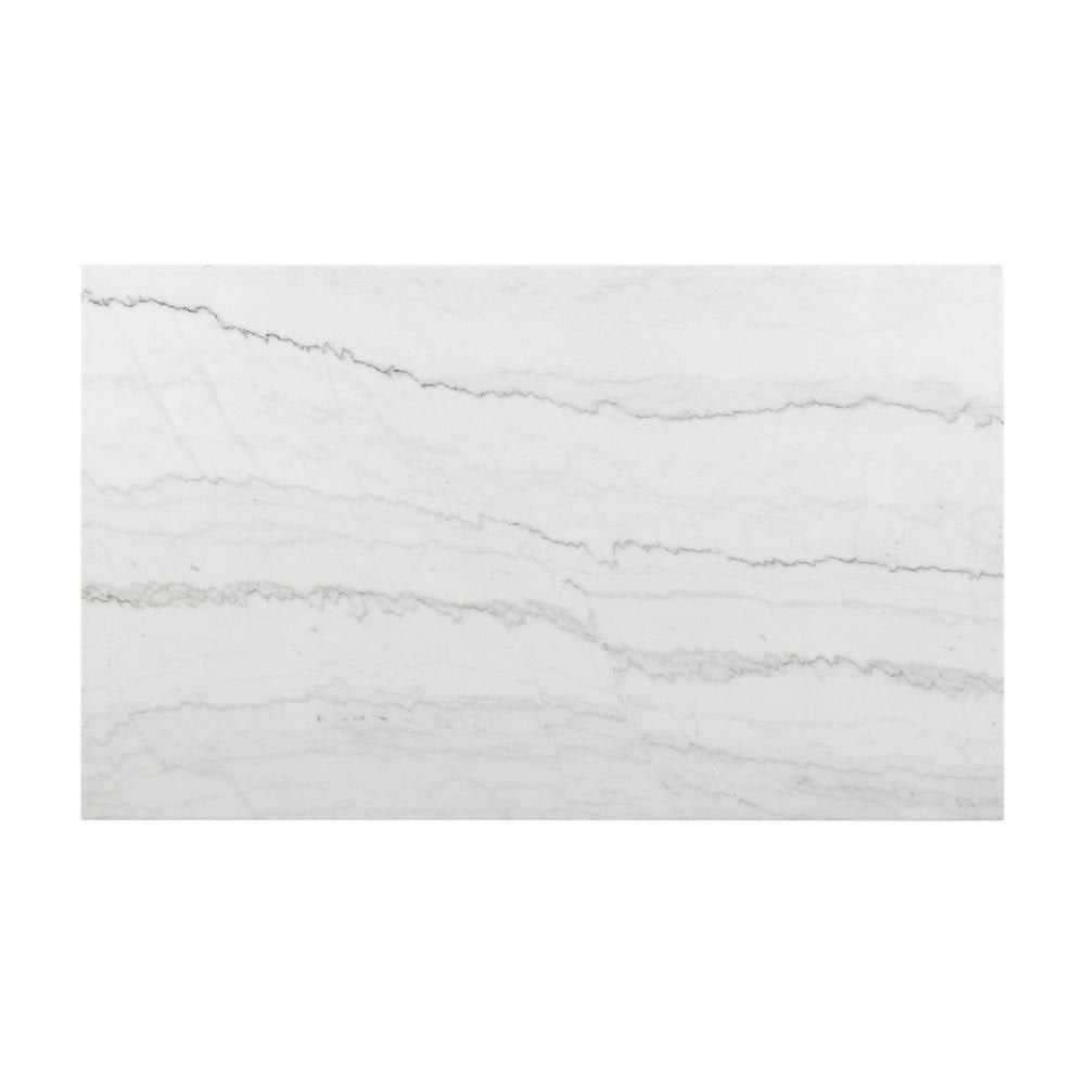 White Marble Standard Height Dining Table