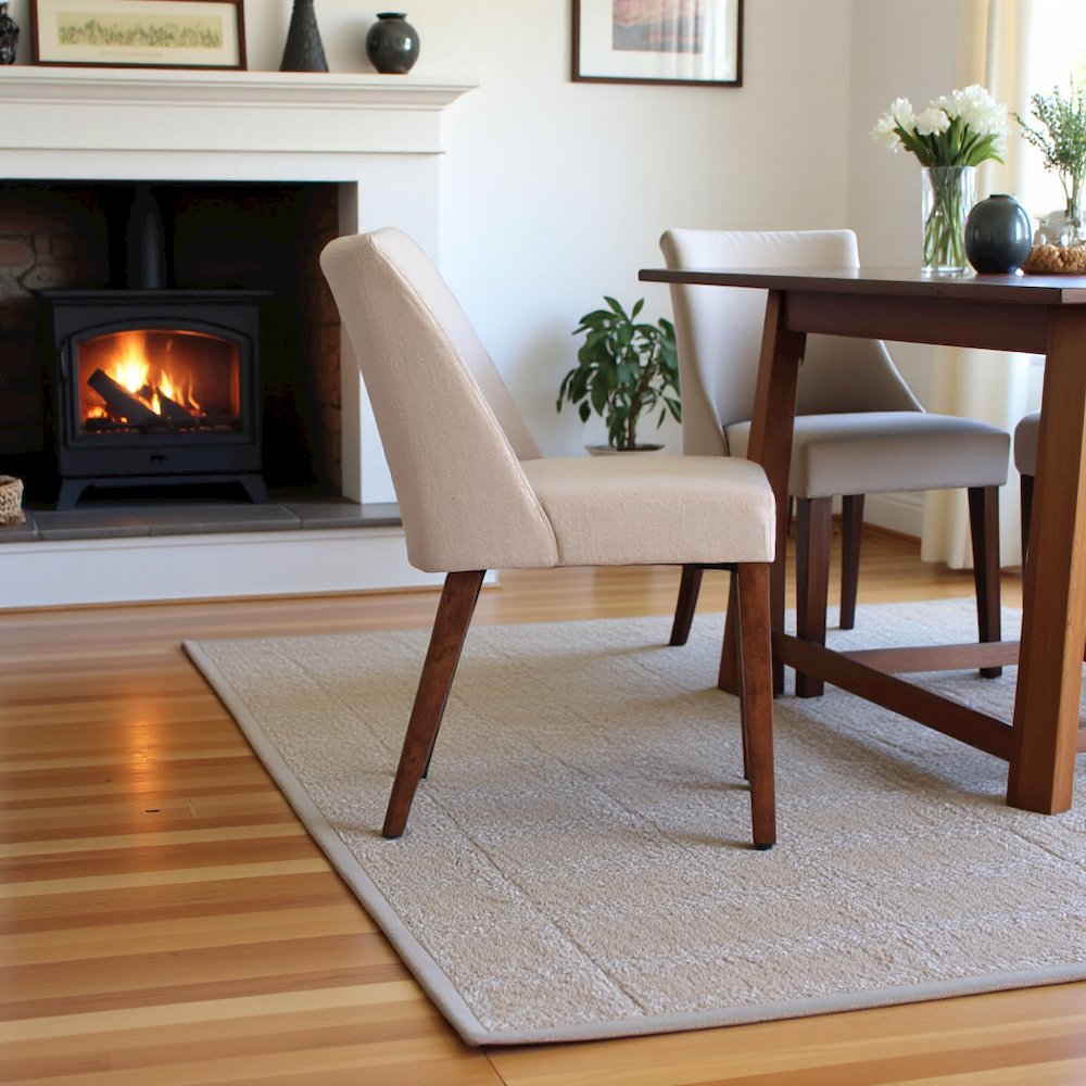 Light Tan Dining Chair – Elegant Upholstered Chair for Kitchens or Dining Rooms