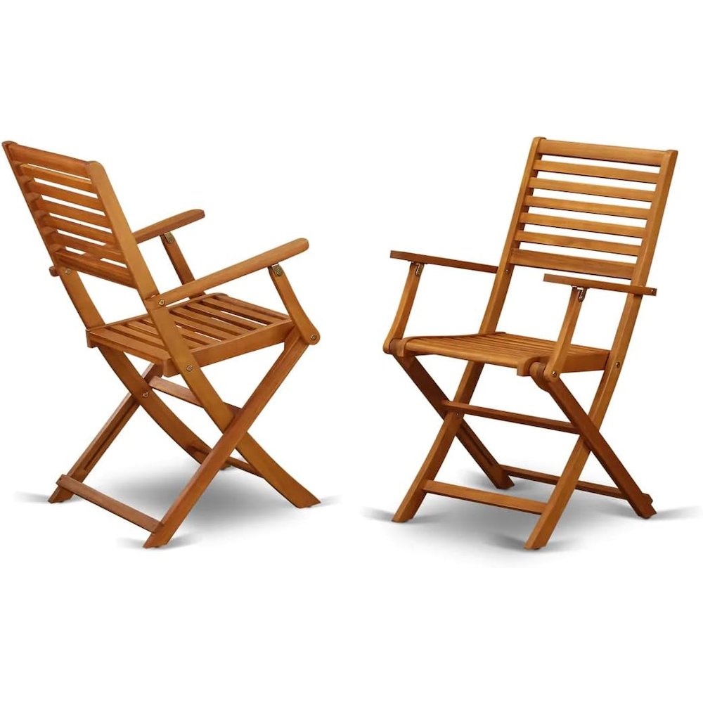 Wooden Patio Set Natural Oil, BSBS72CANA