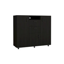 Letna Two Drawer Dresser Black MDF
