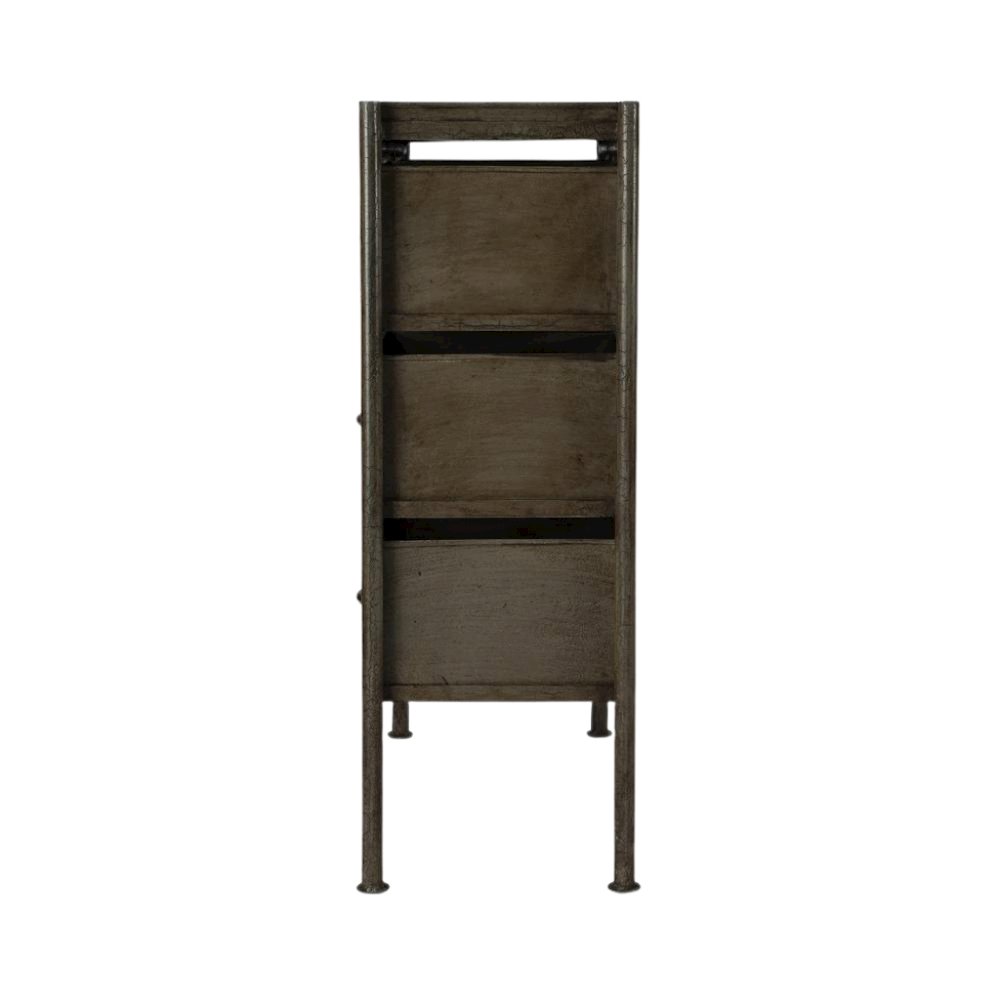 Iron Short Dresser – 6 Drawer Dresser for Closet and Bedroom Use