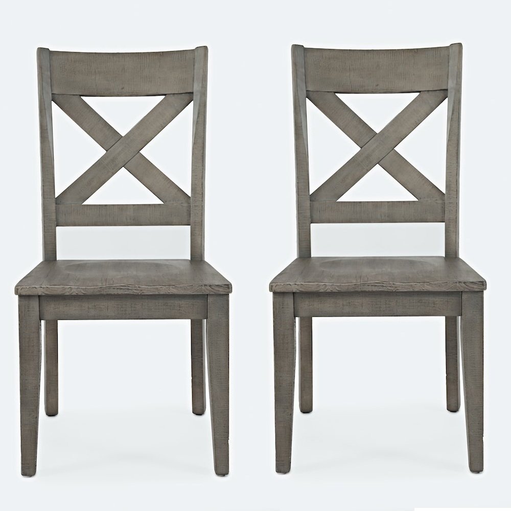 Outer Banks Reclaimed Solid Wood Farmhouse X-Back Chair (Set of 2)