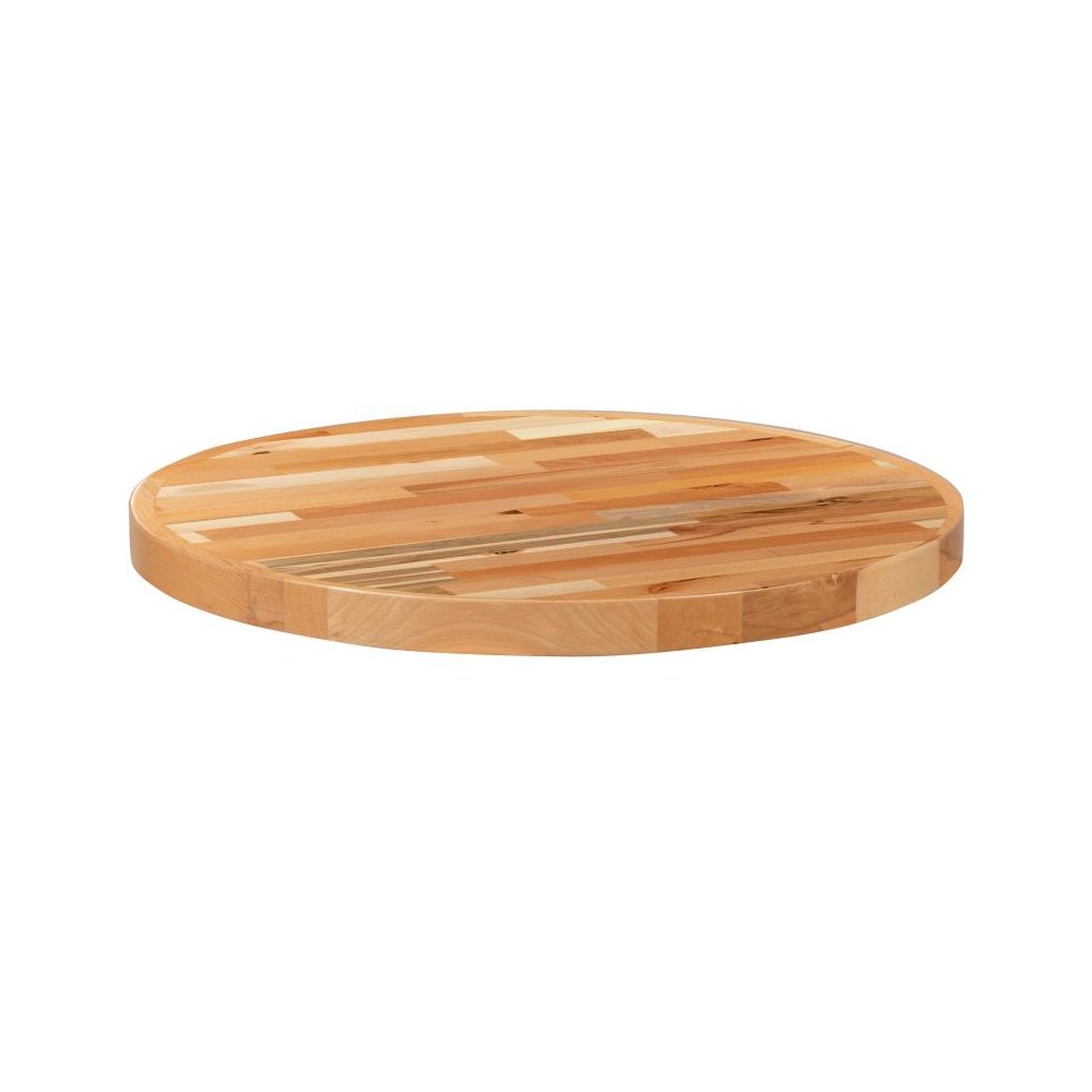 30" Round Butcher Block Style Table Top