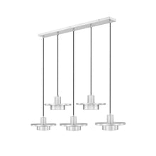 Z-Lite 5 Light Linear Chandelier, Brushed Nickel
