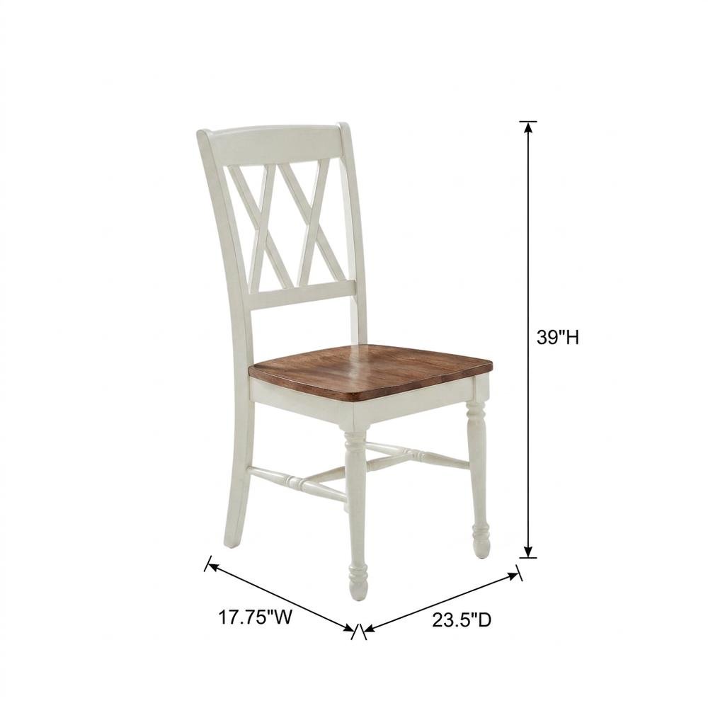 Round White Dining Set with Table and 4 Chairs for Family Meals