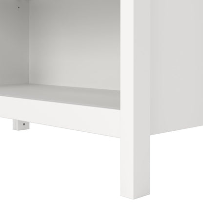 Madrid 2-Piece Tall Bookcase Set for Full Wall Storage, White