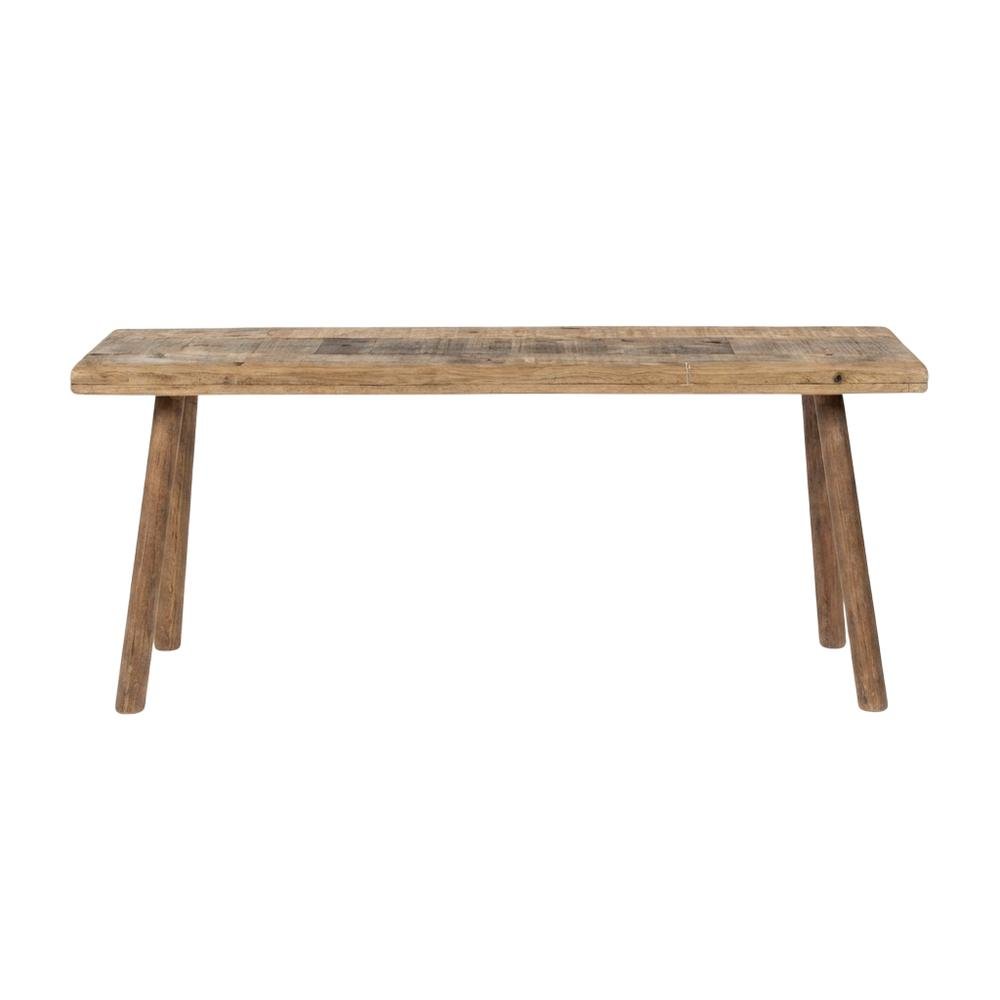 Set Of Two Recycled Wood Accent Tables
