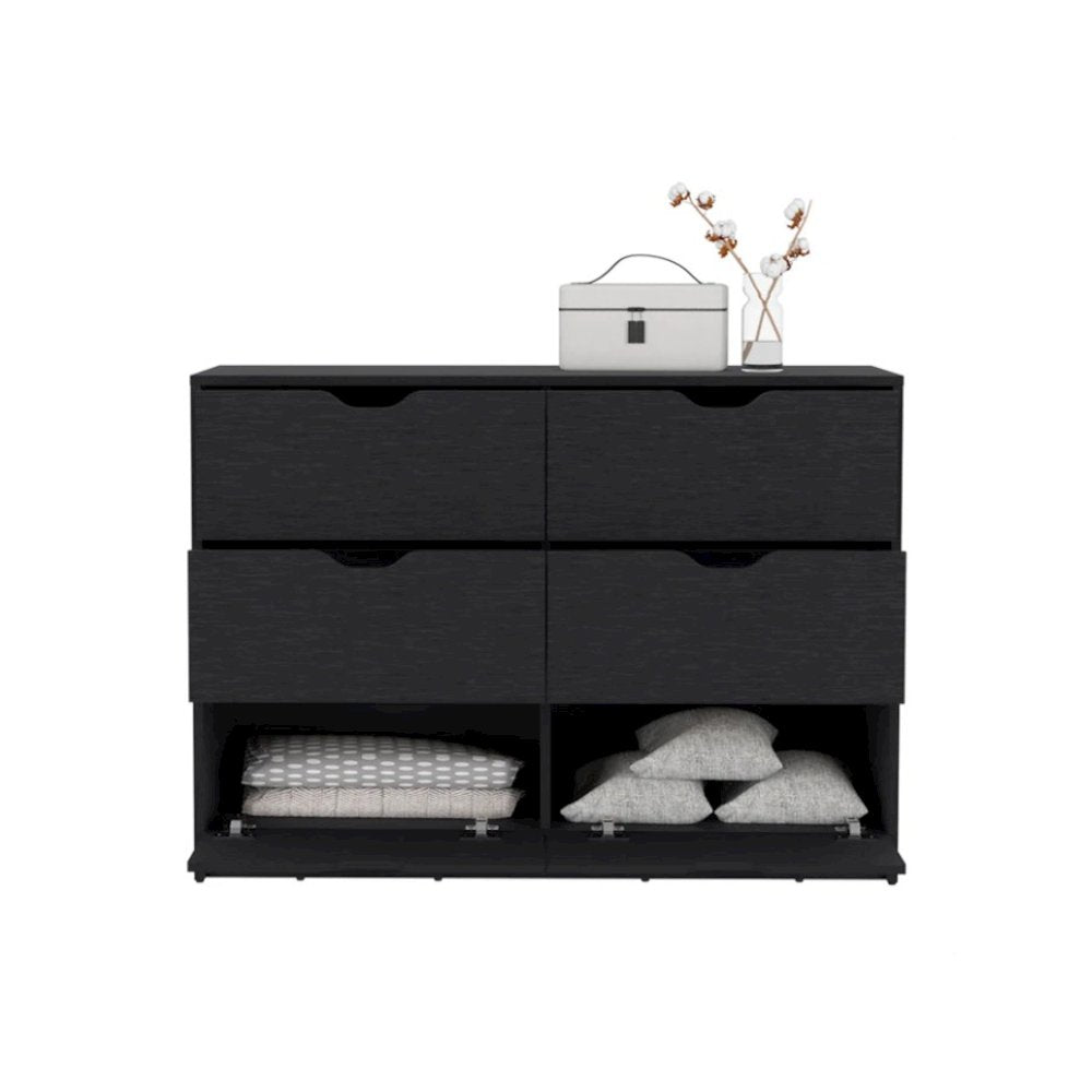 Basilea Dresser Black MDF