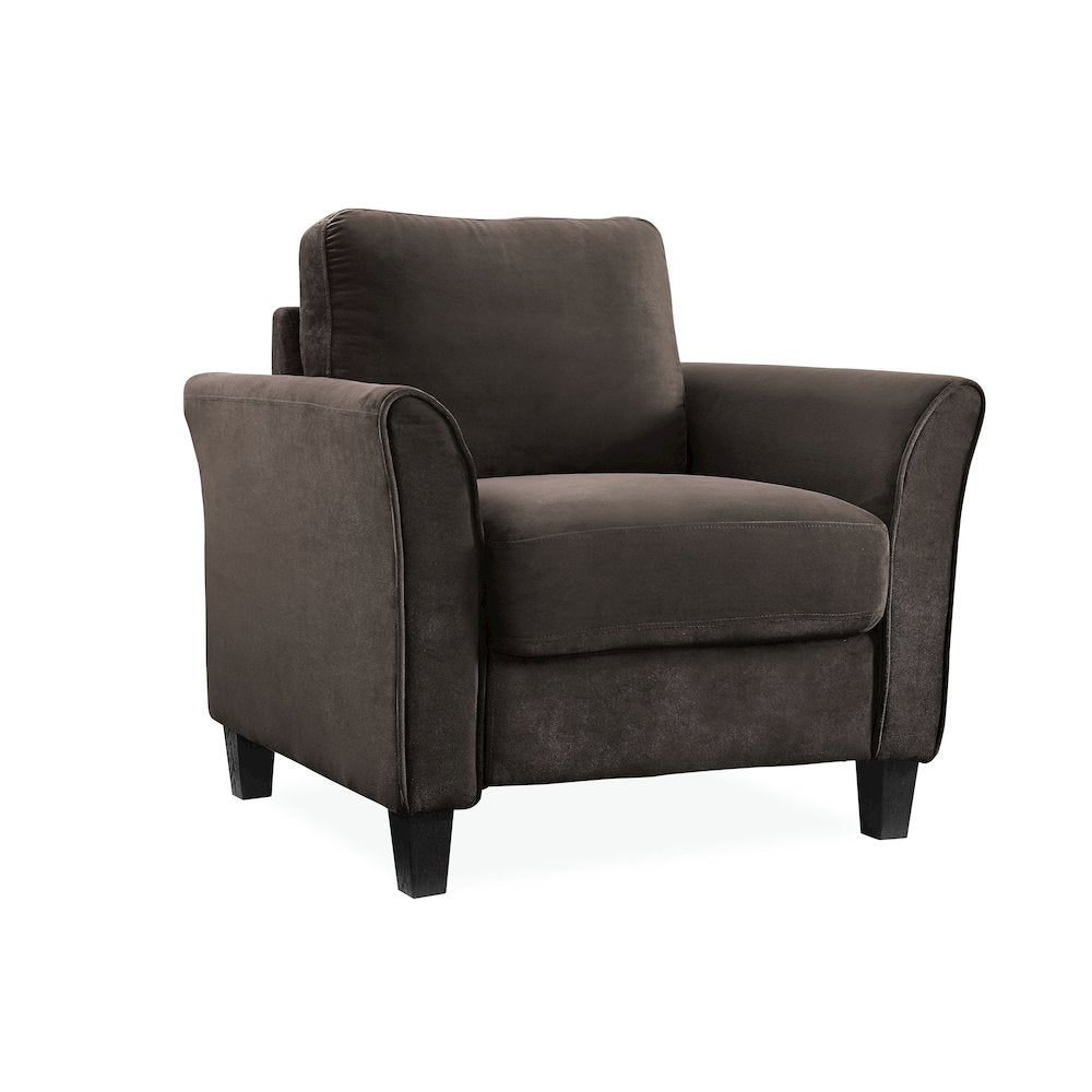 Westin Chair Curved Arm Coffee