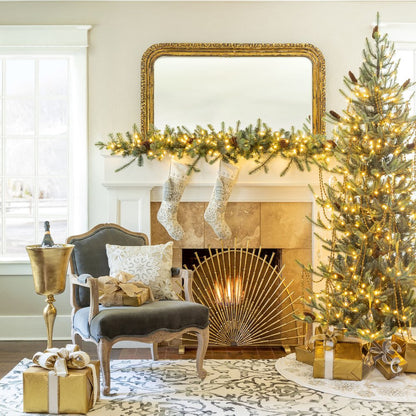 Blue Spruce Slim Christmas Tree, 7.5'