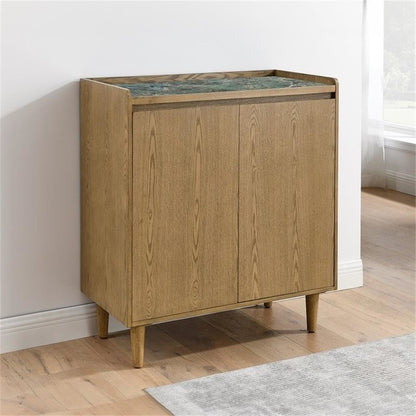 Novato Bar Cabinet with Sintered Stone Inlay Top