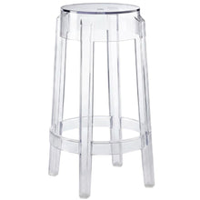 Acrylic Backless Counter Stool, Clear Color