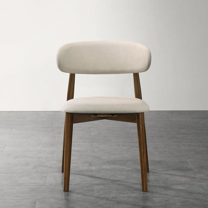Arnott Upholstered Dining Chairs, Set of 2, Walnut Finish