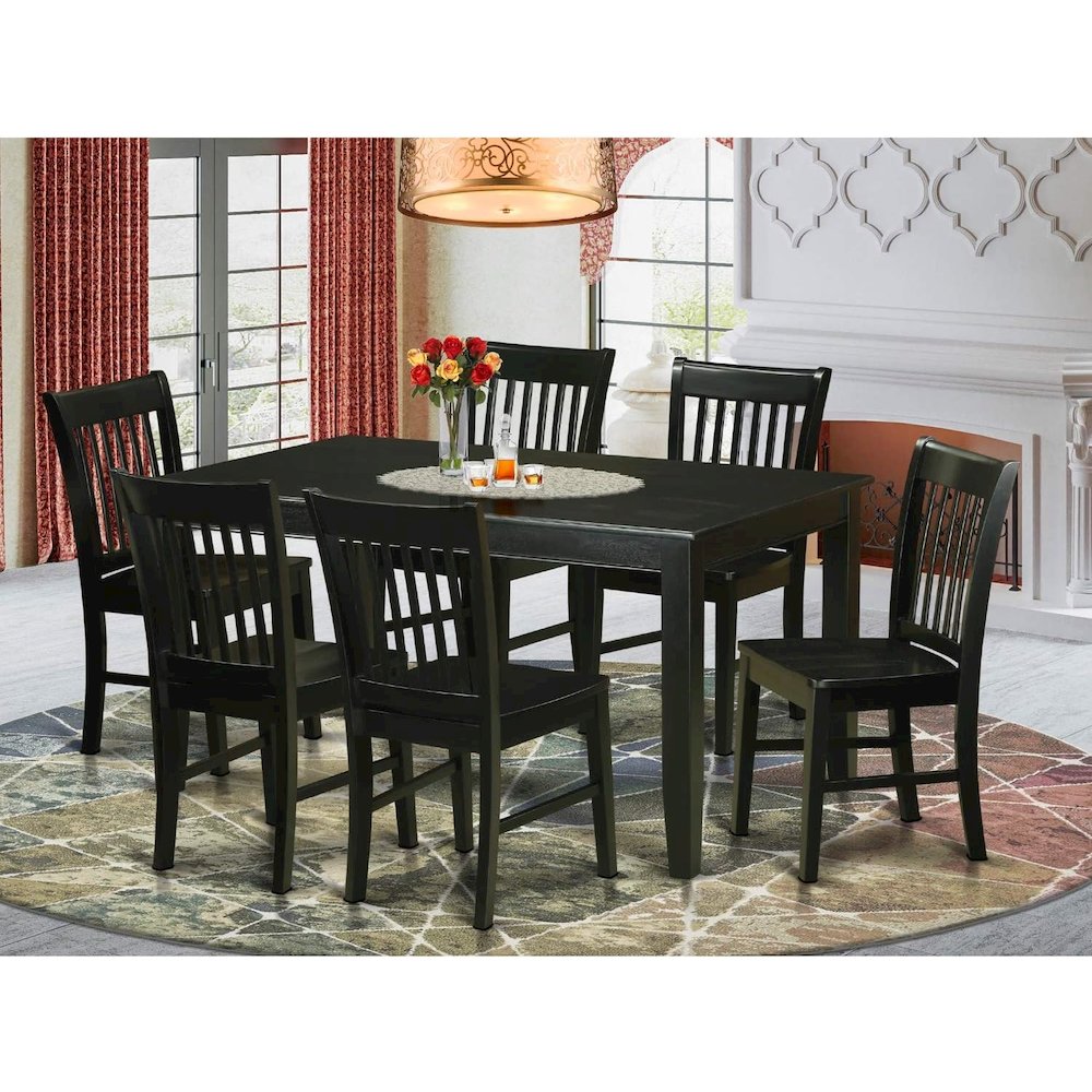 7  Pc  Dining  room  set  -Kitchen  Table  and  6  Dining  Chairs