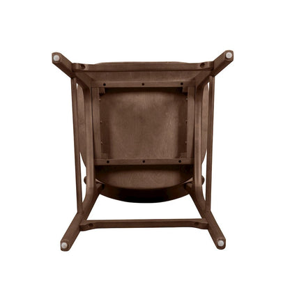 Solvang Wood Counter Stool - Carbonite Finish