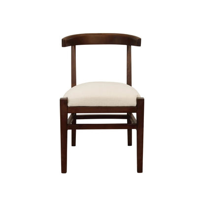Hartford Mid-Century Modern Dining Chair with Performance Fabric Upholstery
