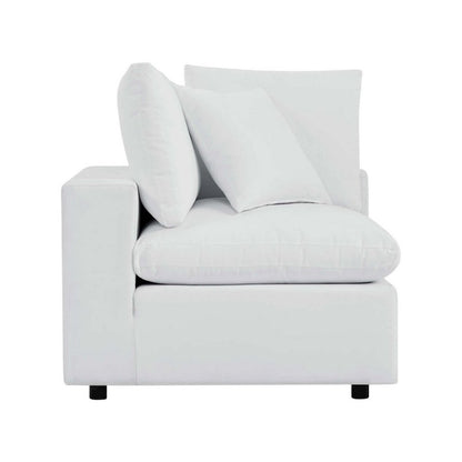 Outdoor Patio Corner Chair With Cushioned Seating And Sturdy Frame