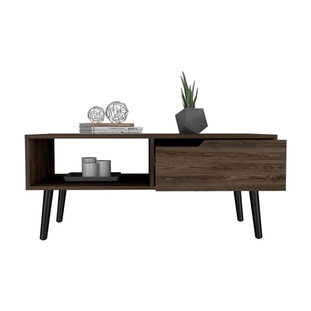 Oslo Coffee Table Dark Walnut MDF