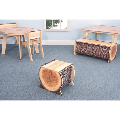 Nature View Live Edge Sm. Log Bench 14H