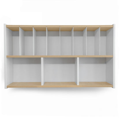 Diaper Supply Cabinet in Brown and White Color