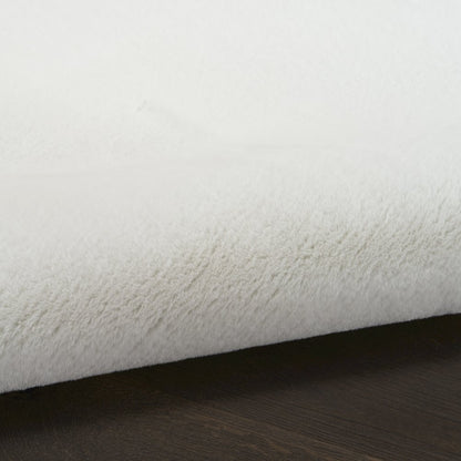 Nourison Home Soft Plush Rabbit Fur Area Rug