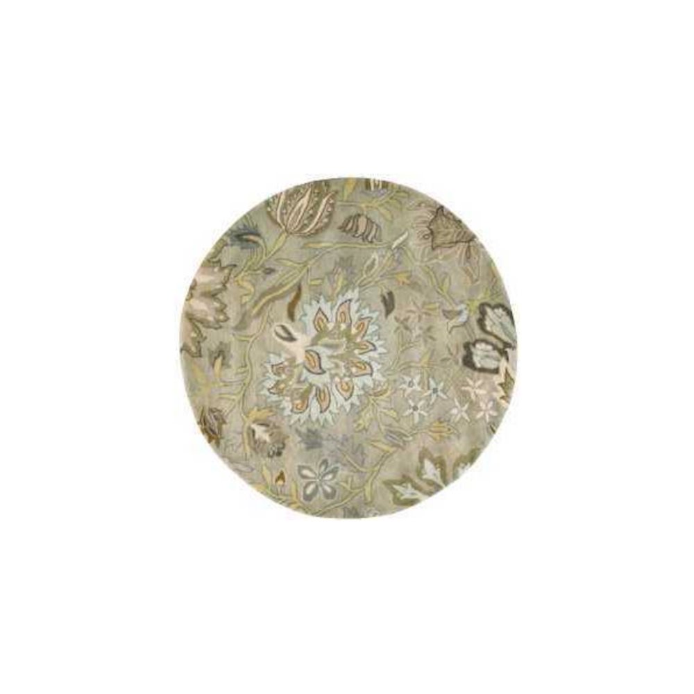 Jaipur Area Rug, Silver, 6' x ROUND