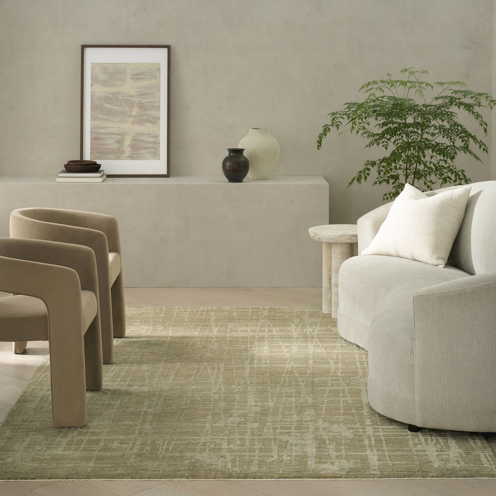 Latitude Area Rug, Green, 8' x 10'