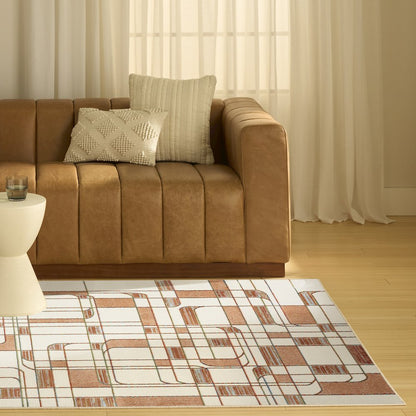 Rectangle Nordic Area Rug 3' x 5'