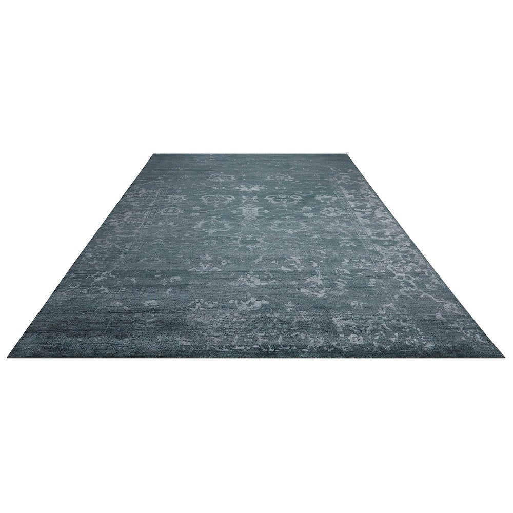 Silk Shadows Blue Stone Area Rug
