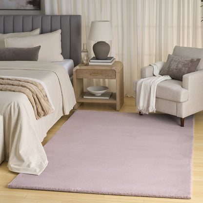 Nourison Home Soft Plush Rabbit Fur Area Rug