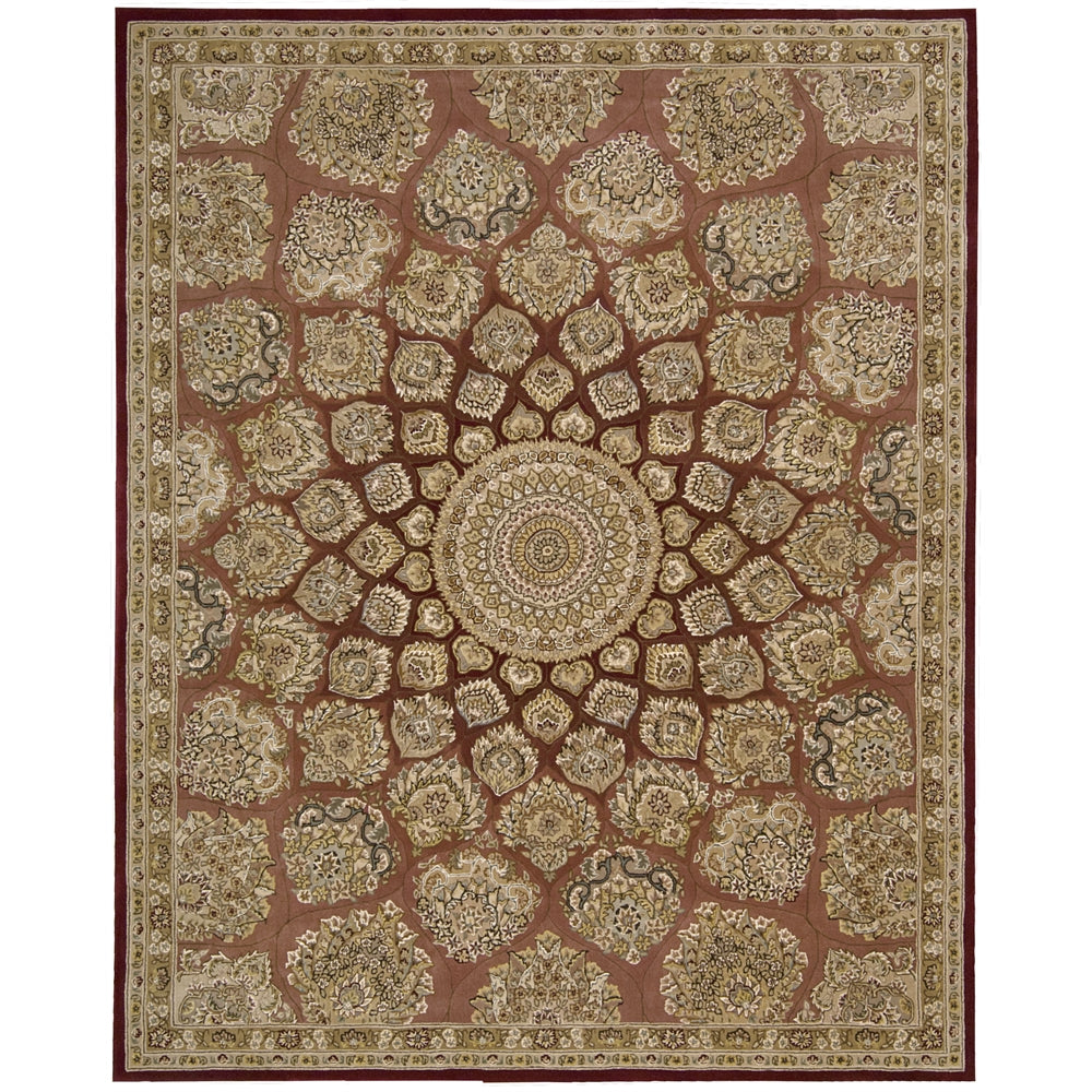 2000 Rectangle Rug By, Rose, 7'9" X 9'9"