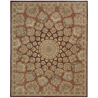 2000 Rectangle Rug By, Rose, 7'9" X 9'9"