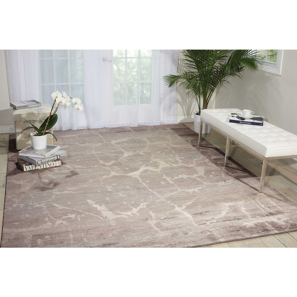 Silk Shadows Silver Area Rug