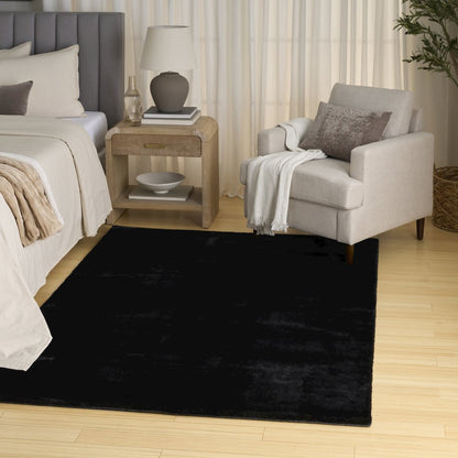 Nourison Home Soft Plush Rabbit Fur Area Rug