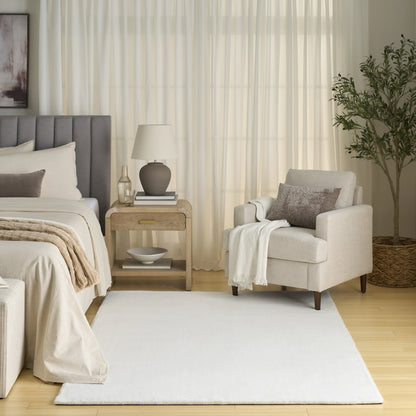 Nourison Home Soft Plush Rabbit Fur Area Rug