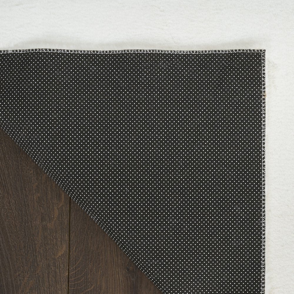 Nourison Home Soft Plush Rabbit Fur Area Rug