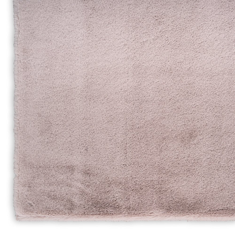 Nourison Home Soft Plush Rabbit Fur Area Rug