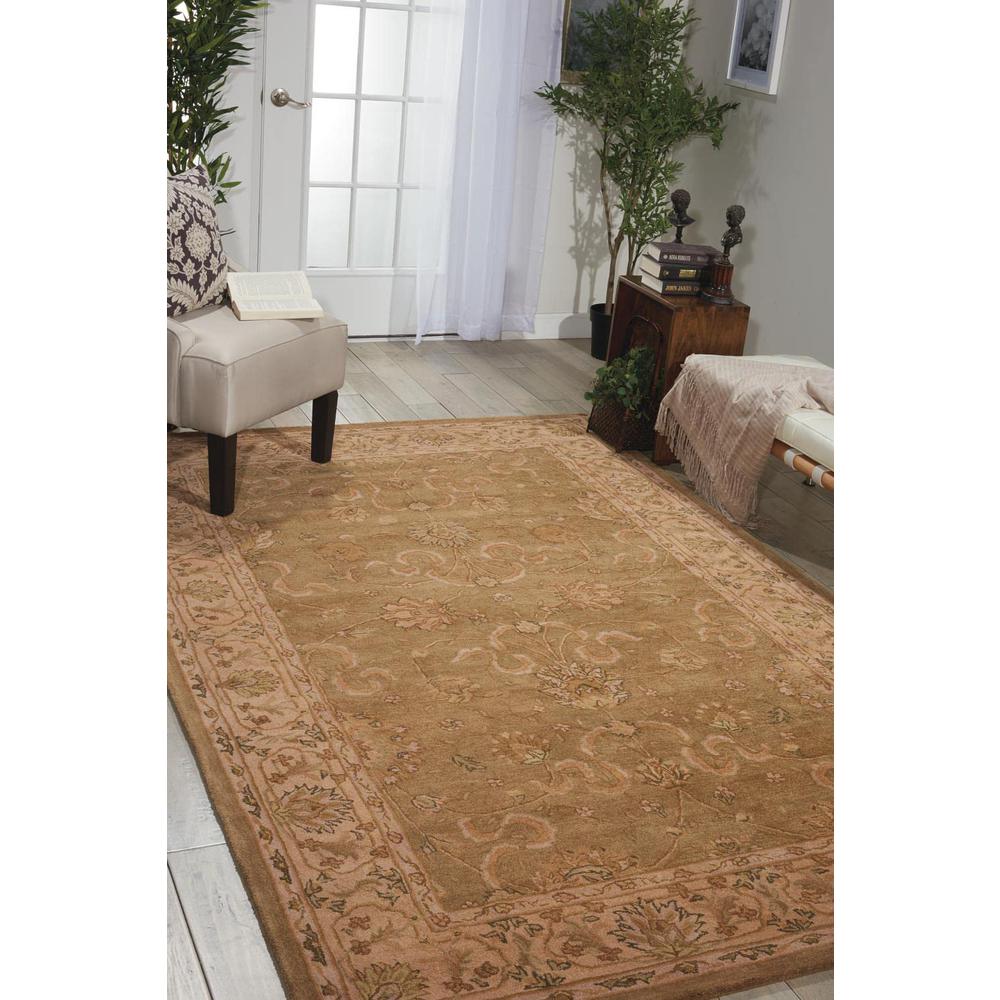 Heritage Hall Rectangle Rug By, Green, 5'6" X 8'6"